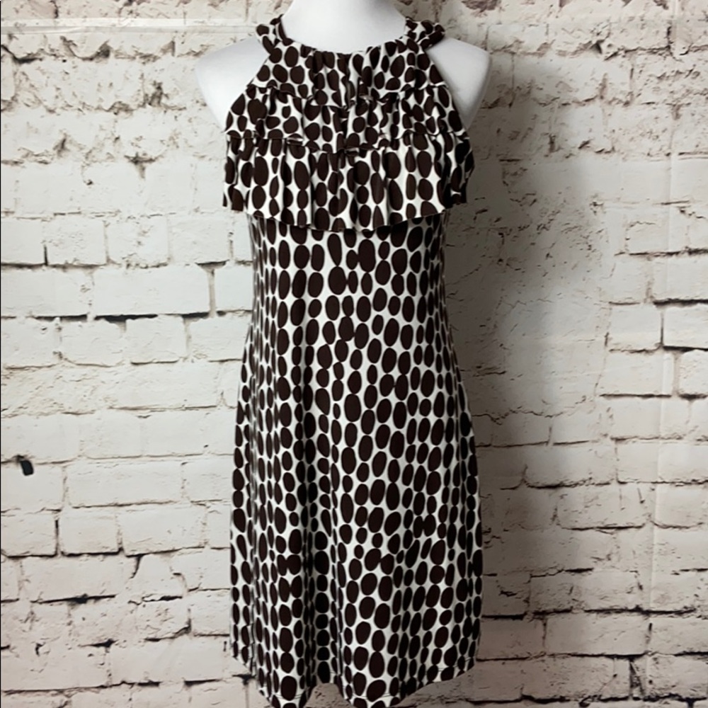 ENFOCUS White/Brown Dress Size 10